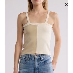 Madewell Neutral Colorblock Tank Top
